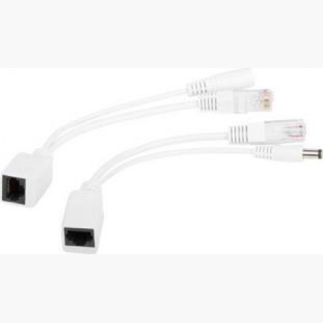 NET POE ADAPTER CABLE KIT/PP12-POE-0.15M-W GEMBIRD