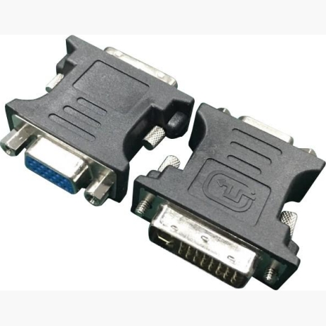 I/O ADAPTER DVI TO VGA/A-DVI-VGA-BK GEMBIRD