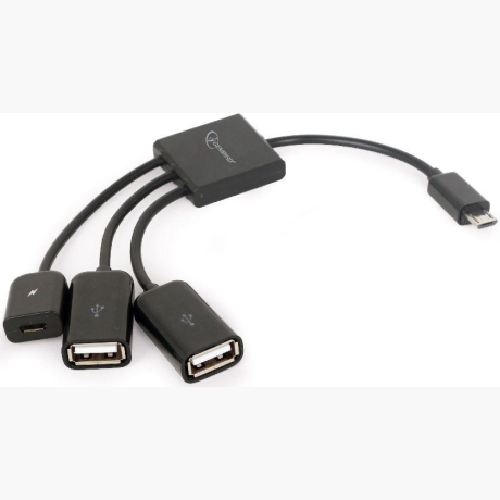 CABLE USB OTG 2AF +MICRO BF TO/MICRO BM UHB-OTG-02 GEMBIRD