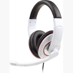 HEADSET STEREO WHITE/MHS-001-GW GEMBIRD