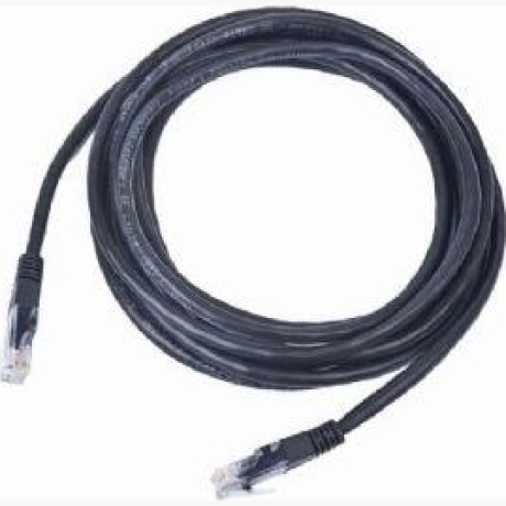 PATCH CABLE CAT5E UTP 1M/BLACK PP12-1M/BK GEMBIRD
