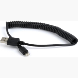 CABLE LIGHTNING TO USB2 1.5M/SPIRAL CC-LMAM-1.5M GEMBIRD