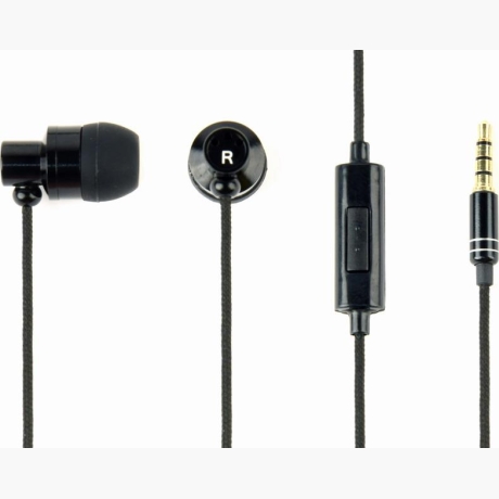 HEADSET PARIS IN-EAR BLACK/MHS-EP-CDG-B GEMBIRD