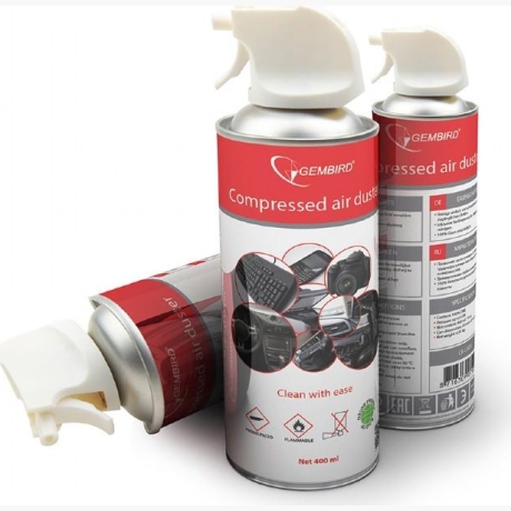 COMPRESSED AIR DUSTER 400ML/CK-CAD-FL400-01 GEMBIRD