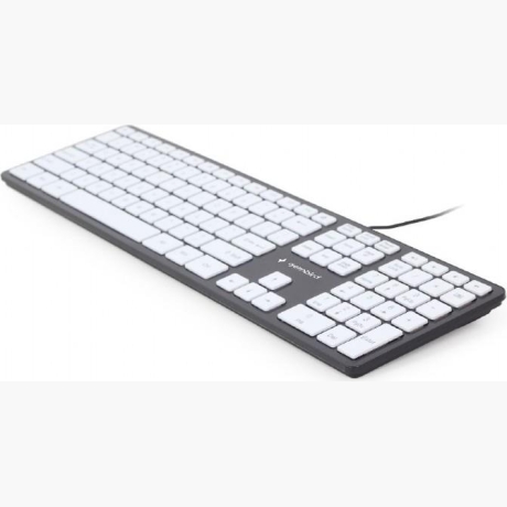 KEYBOARD MULTIMEDIA USB ENG/CHOCOL. KB-MCH-02-BKW GEMBIRD