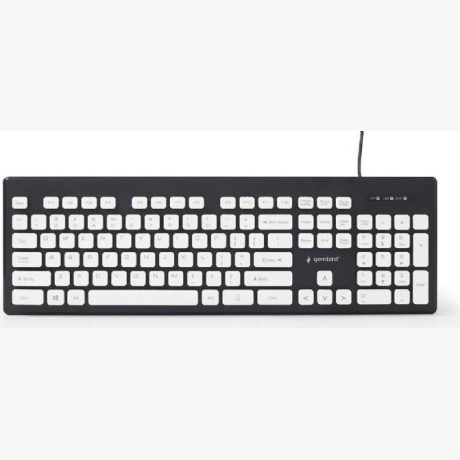 KEYBOARD CHOCOLATE USB ENG/BLACK KB-CH-01 GEMBIRD