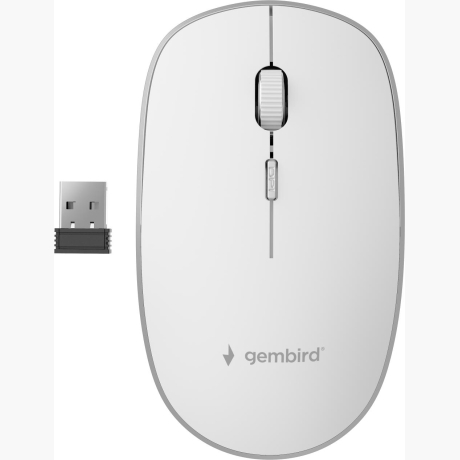 MOUSE USB OPTICAL WRL/WHITE MUSW-4B-01-W GEMBIRD