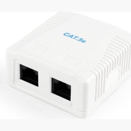 CABLE ACC MOUNT BOX 2XCAT5E/NCAC-2U5E-01 GEMBIRD