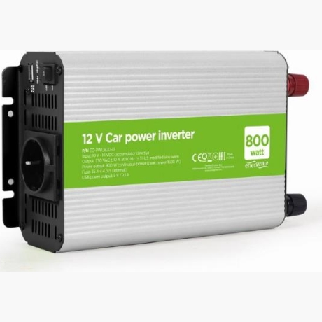 POWER INVERTER CAR 12V 800W/EG-PWC800-01 GEMBIRD