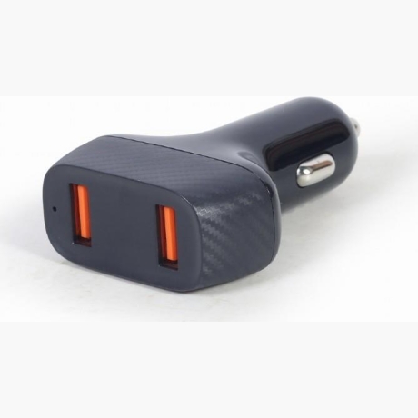 MOBILE CHARGER CAR USB 2PORT/QC3.0 TA-U2QC3-CAR-01 GEMBIRD