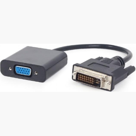 I/O ADAPTER DVI TO VGA/BLACK A-DVID-VGAF-01 GEMBIRD