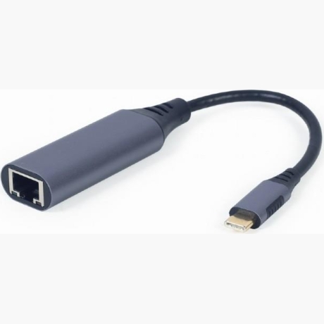 I/O ADAPTER USB-C TO LAN/GREY A-USB3C-LAN-01 GEMBIRD