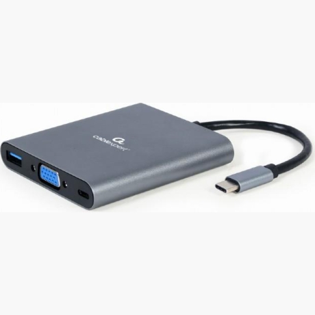 I/O ADAPTER USB-C TO HDMI/USB3/6IN1 A-CM-COMBO6-01 GEMBIRD