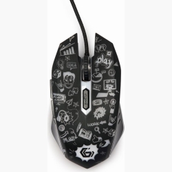 MOUSE USB OPTICAL BLACK/MUS-6B-GRAFIX-01 GEMBIRD