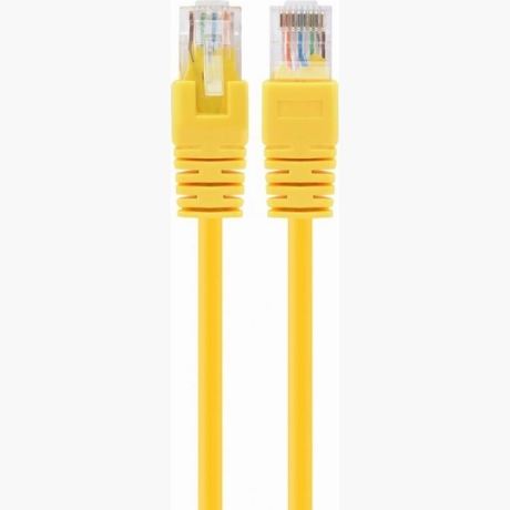 PATCH CABLE CAT5E UTP 0.25M/YELLOW PP12-0.25M/Y GEMBIRD