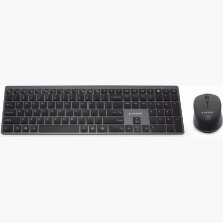 KEYBOARD +MOUSE WRL ENG/SLIM KBS-ECLIPSE-M500 GEMBIRD