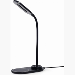 MOBILE CHARGER WRL DESK LAMP/BLACK TA-WPC10-LED-01 GEMBIRD