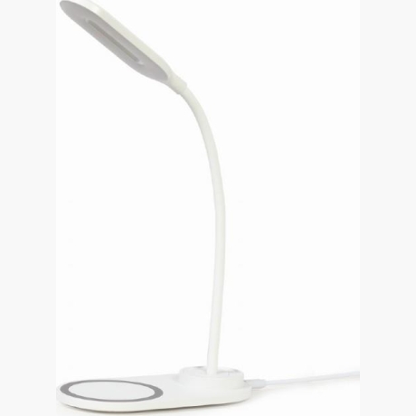 MOBILE CHARGER WRL DESK LAMP/WHT TA-WPC10-LED-01-W GEMBIRD