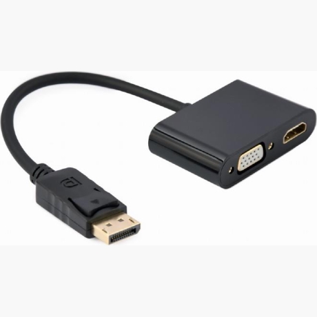 I/O ADAPTER DISPLAYP. TO HDMI/VGA A-DPM-HDMIFVGAF-01 GEMBIRD
