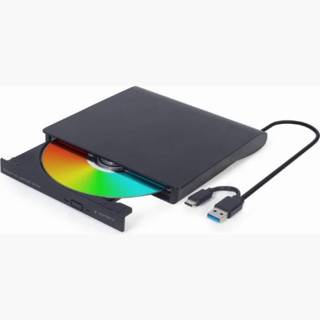 DVD RW USB3/USB-C 8X EXT RTL/BLACK DVD-USB-03 GEMBIRD