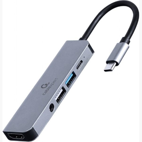 I/O ADAPTER USB-C TO HDMI/USB3/5IN1 A-CM-COMBO5-02 GEMBIRD