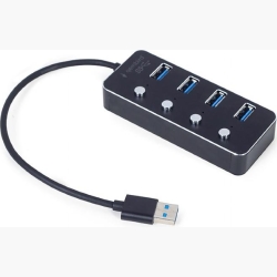 I/O HUB USB3 4PORT/UHB-U3P4P-01 GEMBIRD