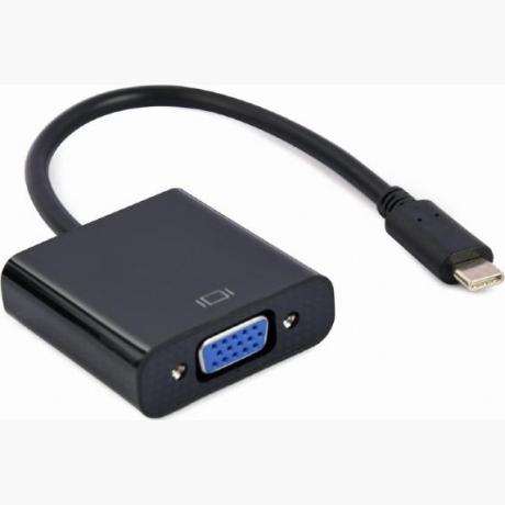 I/O ADAPTER USB-C TO VGA/A-CM-VGAF-01 GEMBIRD