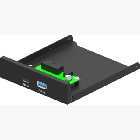 CASE ACC FRONT 3.5" PANEL/USB 2P FDI3-U3C-01 GEMBRID
