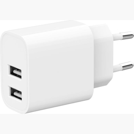 CHARGER USB UNIVERSAL WHITE/2P TA-UC-2A12-01 GEMBIRD