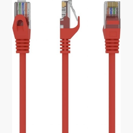 PATCH CABLE CAT6 UTP 1M/RED PP6U-1M/R GEMBIRD