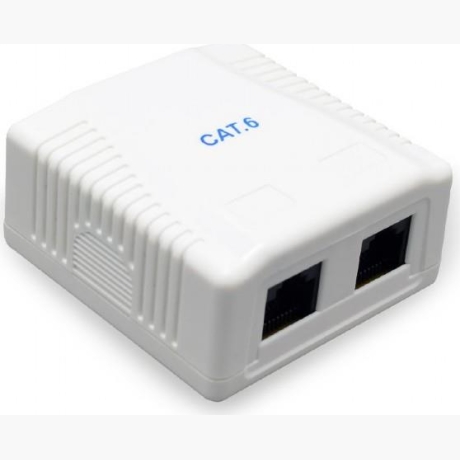 CABLE ACC MOUNT BOX CAT6 UTP/2P NCAC-2U6-01 GEMBIRD
