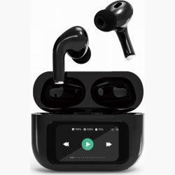 HEADSET BLUETOOTH/TWS-LCD-ANC-01-BK GEMBIRD