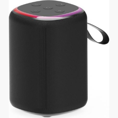 Portable Speaker|GEMBIRD|Black|Wireless|Bluetooth|SPK-BT-LED-08S