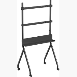 TV SET ACC FLOOR STAND 55-86"/BLACK TVS-86F-02 GEMBIRD