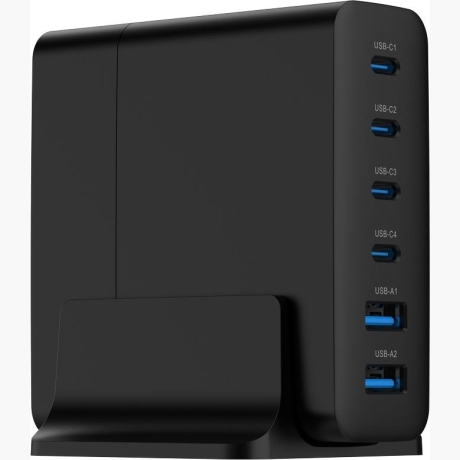 CHARGER USB UNIVERSAL 6P 75W/TA-UC-2A4C-PD75-01-BK GEMBIRD