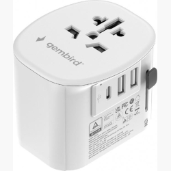 POWER ADAPTER GROUNDED 15W/WHT TPA-EU2A1C15-01-W GEMBIRD