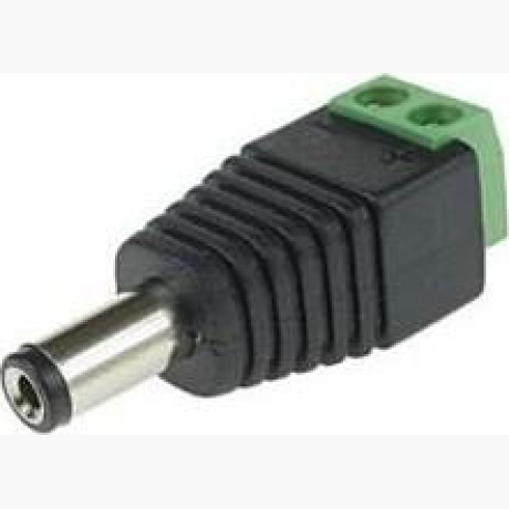 POWER CONNECTOR PLUG-SCREW/WTYKDC GENWAY