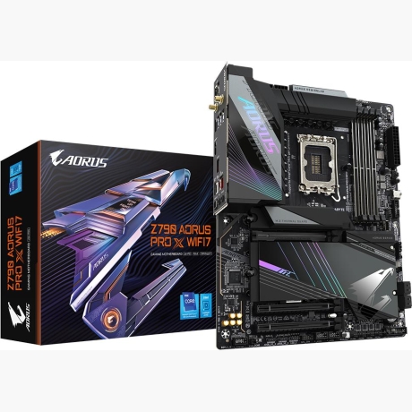 Mainboard|GIGABYTE|Intel Z790|LGA1700|ATX|Memory DDR5|Memory slots 4|1xPCI-Express 3.0 16x|1xPCI-Express 4.0 16x|1xPCI-Express 5.0 16x|5xM.2|1xHDMI|2xUSB 2.0|6xUSB 3.2|1xUSB-C|1xOptical S/PDIF|1xRJ45|2xAudio port|Z790APROXWIFI7