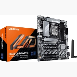 Mainboard|GIGABYTE|Intel B860 Express|LGA1851|ATX|Memory DDR5|5xPCI-Express 16x|2xM.2|1xHDMI|1xDisplayPort|1xAudio-In|1xAudio-Out|1xMicrophone|1xUSB 2.0|1xUSB 3.2|1xUSB-C|1xPS/2|1xRJ45|B860DS3HWIFI6E1.0