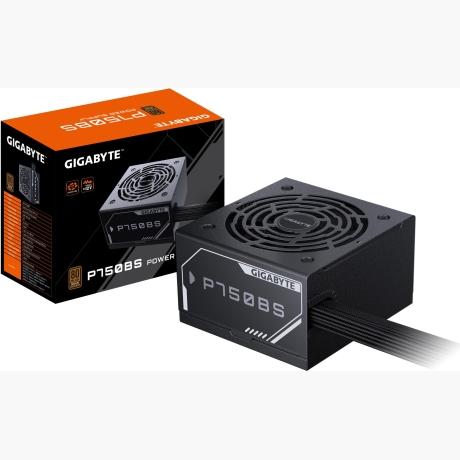 Power Supply|GIGABYTE|GP-P750BS|750 Watts|Efficiency 80 PLUS BRONZE|PFC Active|MTBF 100000 hours|GP-P750BS