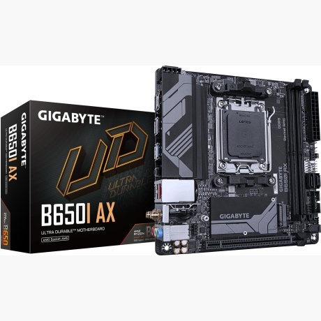 Mainboard|GIGABYTE|AMD B650|SAM5|Mini-ITX|Memory DDR5|Memory slots 2|B650IAX1.1