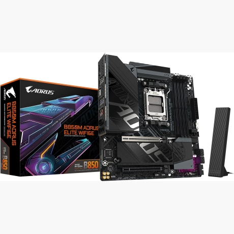 Mainboard|GIGABYTE|AMD B850|SAM5|Micro-ATX|Memory DDR5|Memory slots 4|B850MAELTWF6E1.1