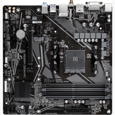 Mainboard|GIGABYTE|AMD A520|SAM4|Micro-ATX|Memory DDR4|Memory slots 4|A520MDS3HAC1.4