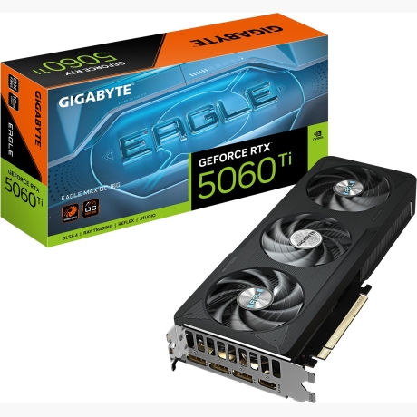 Graphics Card|GIGABYTE|NVIDIA|GeForce RTX 5060 Ti|2617 MHz|16 GB|GDDR7|128 bit|PCI Express 5.0|Active|GV-N506TEAGLEMAXOC-16GD