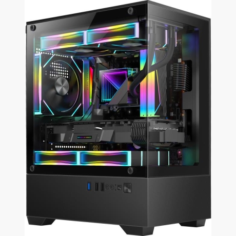 Case|GOLDEN TIGER|micro ATX|Black|Mini Tower|Raider SL-2|RAIDERSL-2