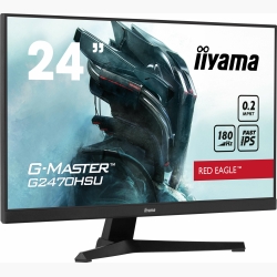 LCD Monitor|IIYAMA|G2470HSU-B6|24"|Panel IPS|1920x1080|16:9|180Hz|Matte|0.2 ms|Speakers|Colour Black|G2470HSU-B6