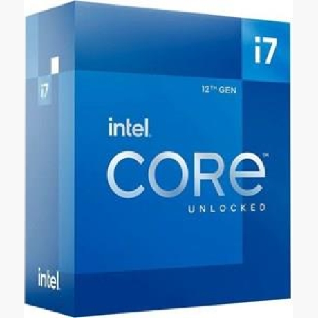 CPU|INTEL|Desktop|Core i7|i7-12700K|Alder Lake|3600 MHz|Cores 12|25MB|Socket LGA1700|125 Watts|GPU UHD 770|BOX|BX8071512700KSRL4N