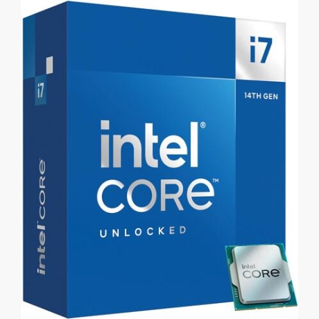 CPU|INTEL|Desktop|Intel Core i7|i7-14700F|Raptor Lake|2100 MHz|Cores 20|33MB|Socket LGA1700|65 Watts|BOX|BX8071514700FSRN3Z
