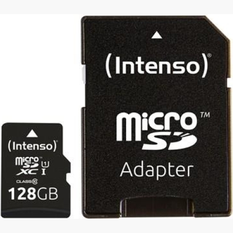 MEMORY MICRO SDXC 128GB UHS-I/W/ADAPTER 3423491 INTENSO