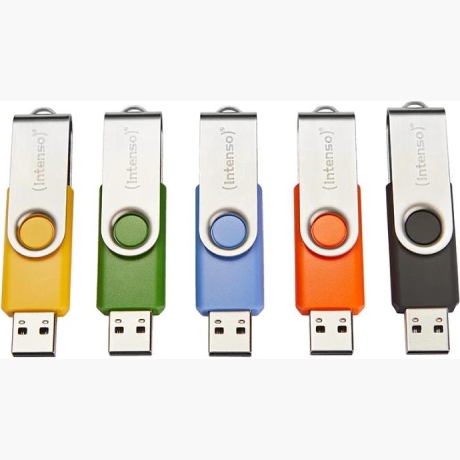 MEMORY DRIVE FLASH USB2 5X16GB/MULTIPACK 3503575 INTENSO